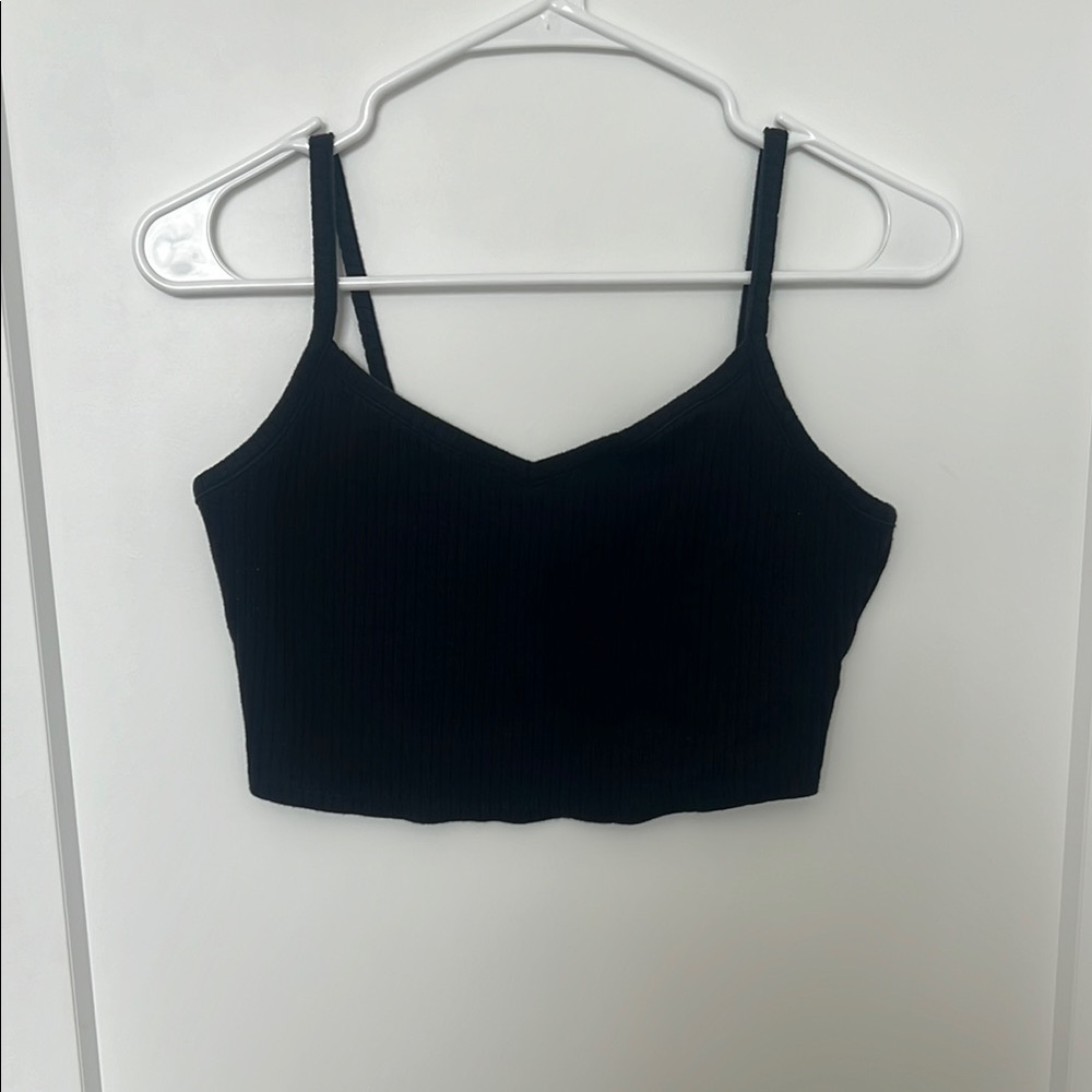Black Women's Crop Top